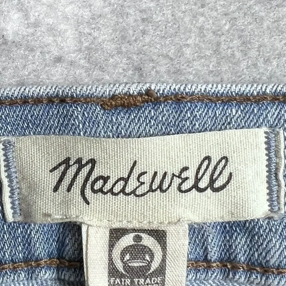 Madewell Jeans Women Sz 28 Blue High Rise Skinny Button Fly Denim Jeans